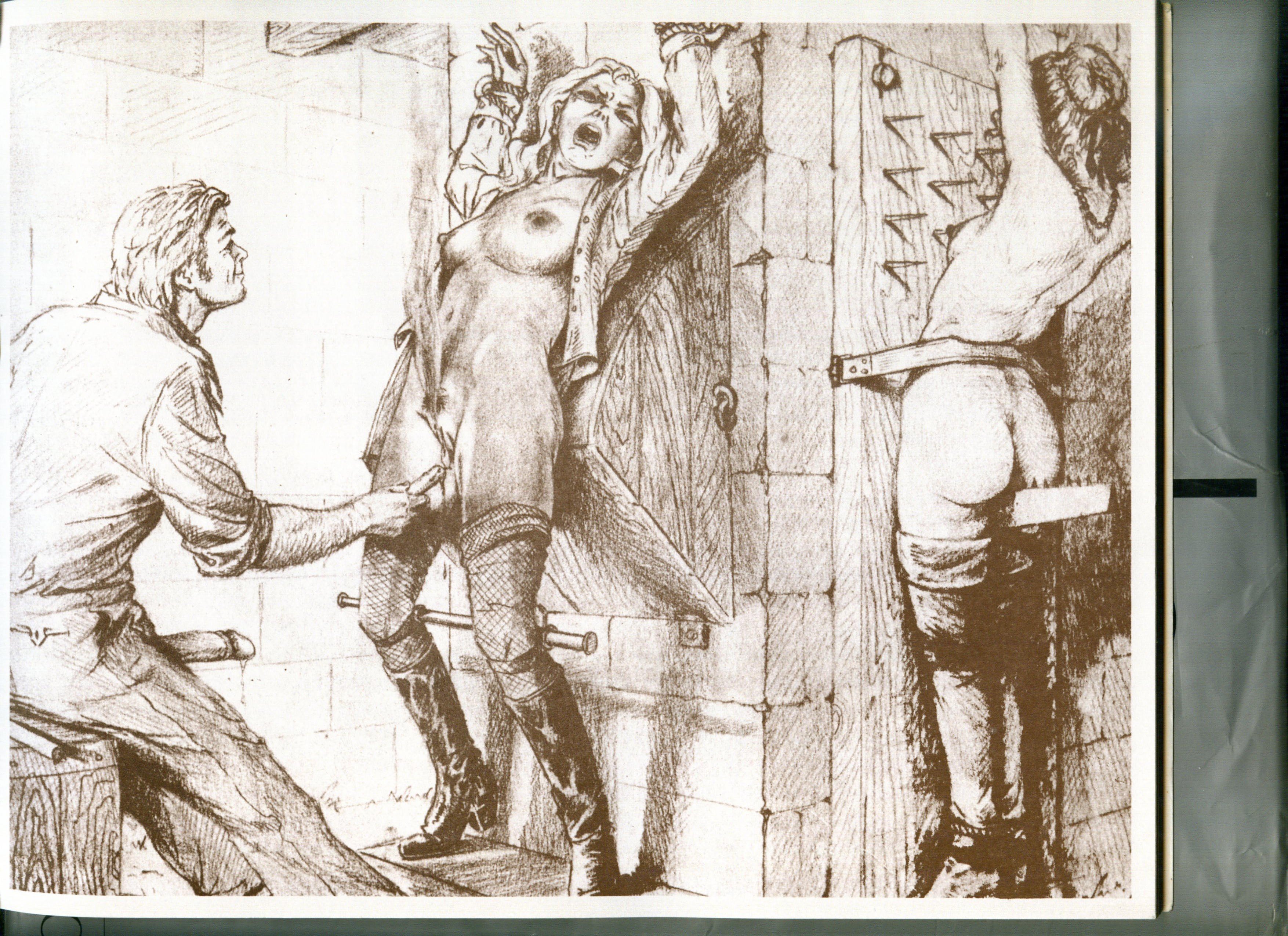 Medieval Torture Porn 3d - Bdsm torture drawing - 73 photo